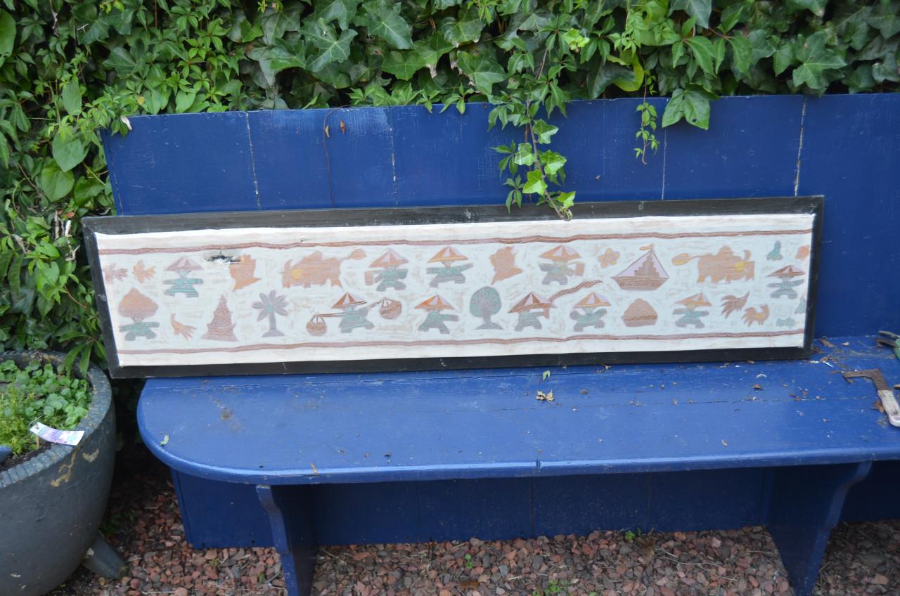 3 Leuke batiks in redelijke staat, op ééntje na dan.