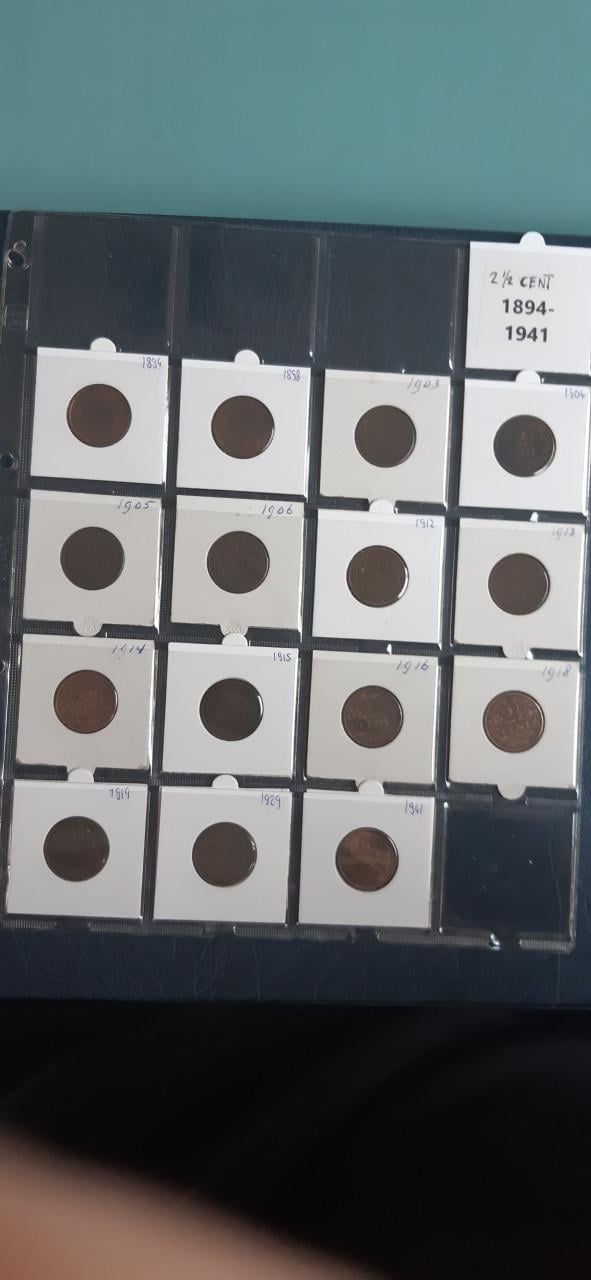 Serie 2.5 cent wilhelmina