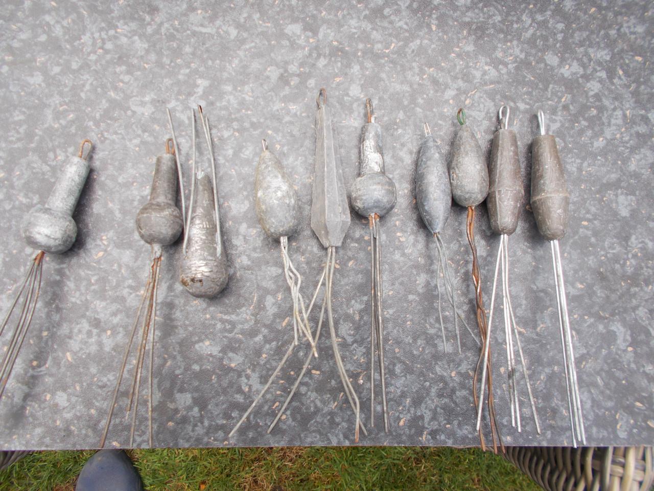 10 stuks vislood voor de bootvisserij