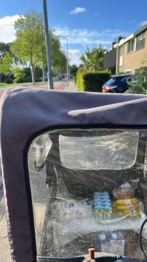 Troy elektrische bakfiets , perfect voor 4 kinederen