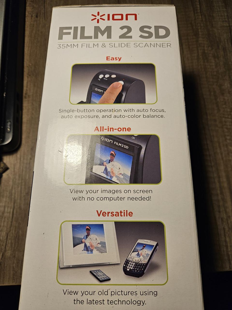 Nieuwe ION Film2SD 35 mm film en dia scanner met sd kaart...