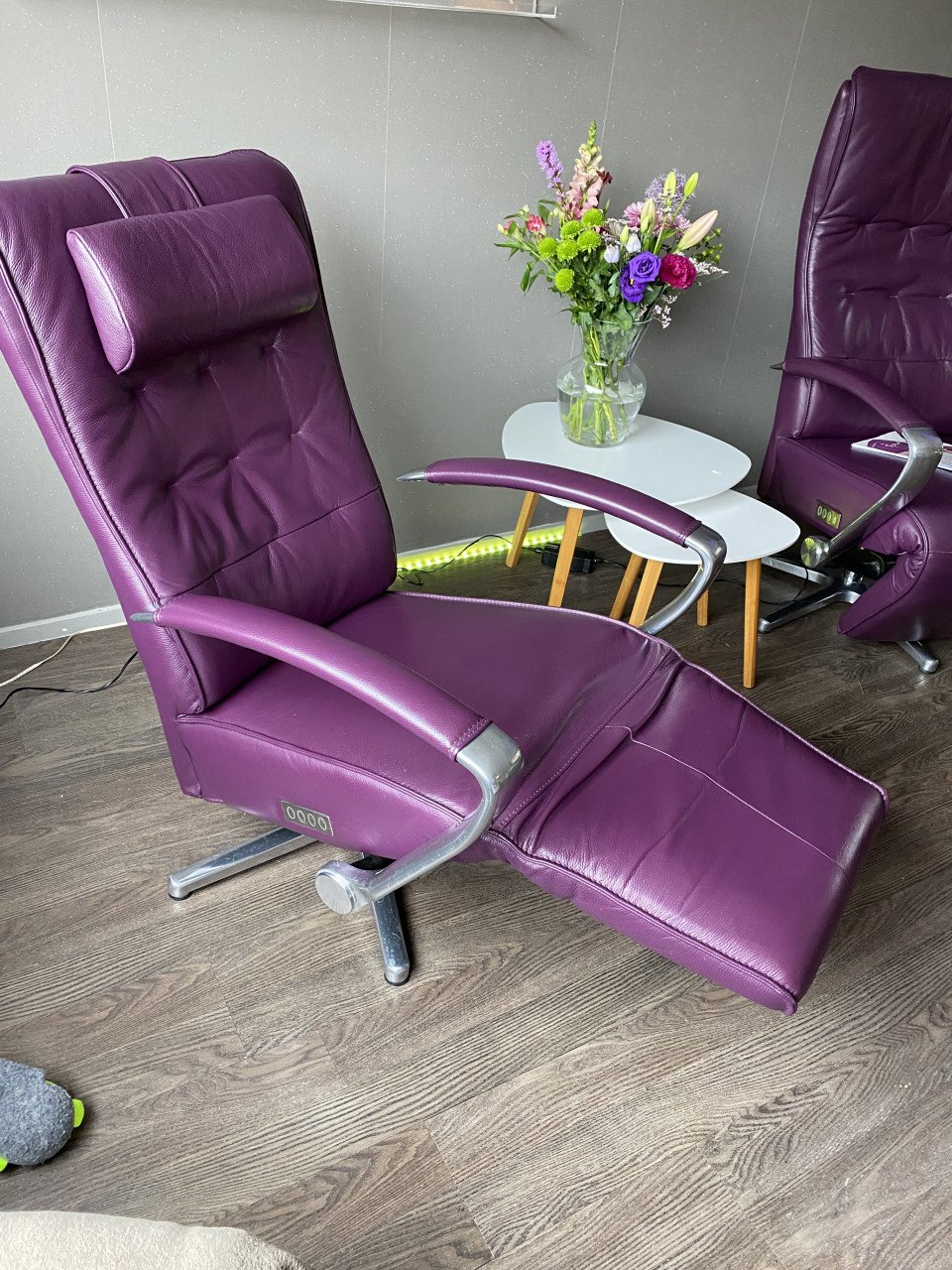 Relax stoel in leer van Prominent