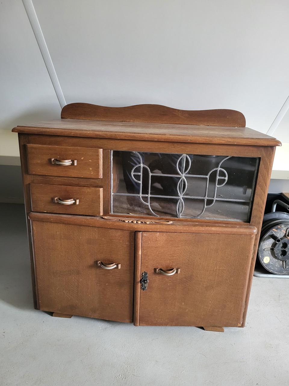 Oudhollands thee kastje en tafeltje