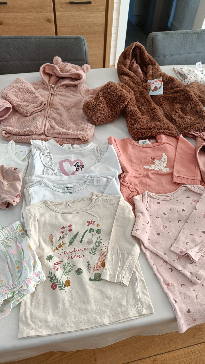 46 delig meisjespakket maat74/80