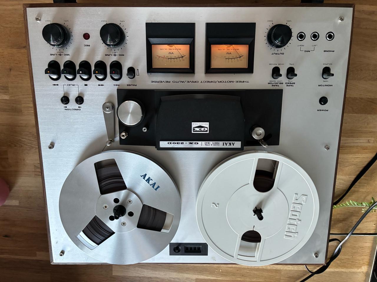 Akai GX-230D Bandrecorder - Topstaat met auto reverse