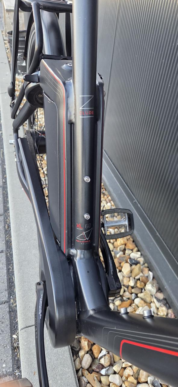Kalkhoff Include  E-Bike. Belt aandrijving  600Wh Accu, met framemaat 60