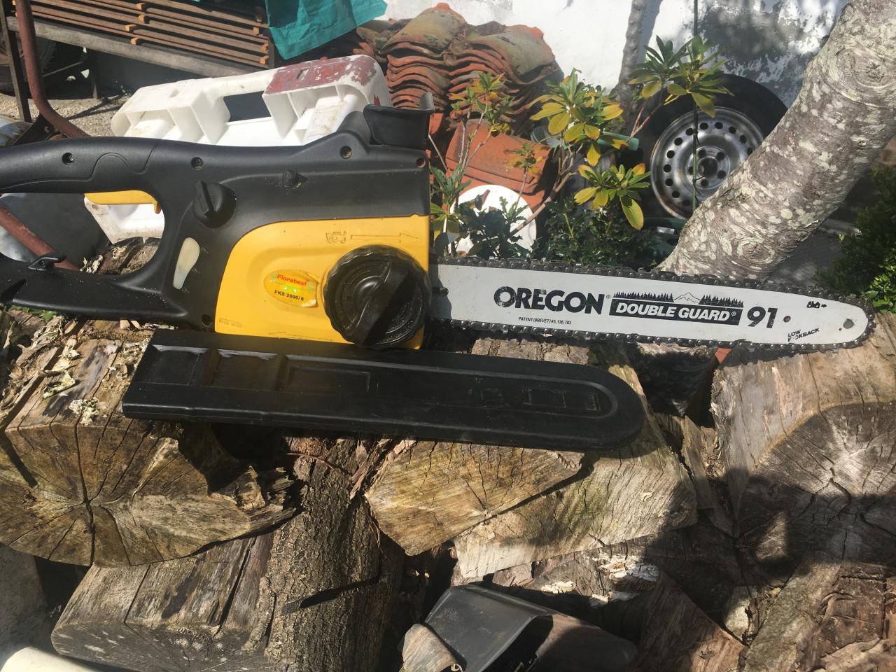 Elektrische kettingzaag florabest fks 2000/6 zaagblad 40 cm goede zaagketti