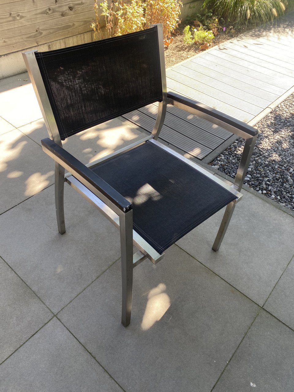 Buitentafel + stoelen