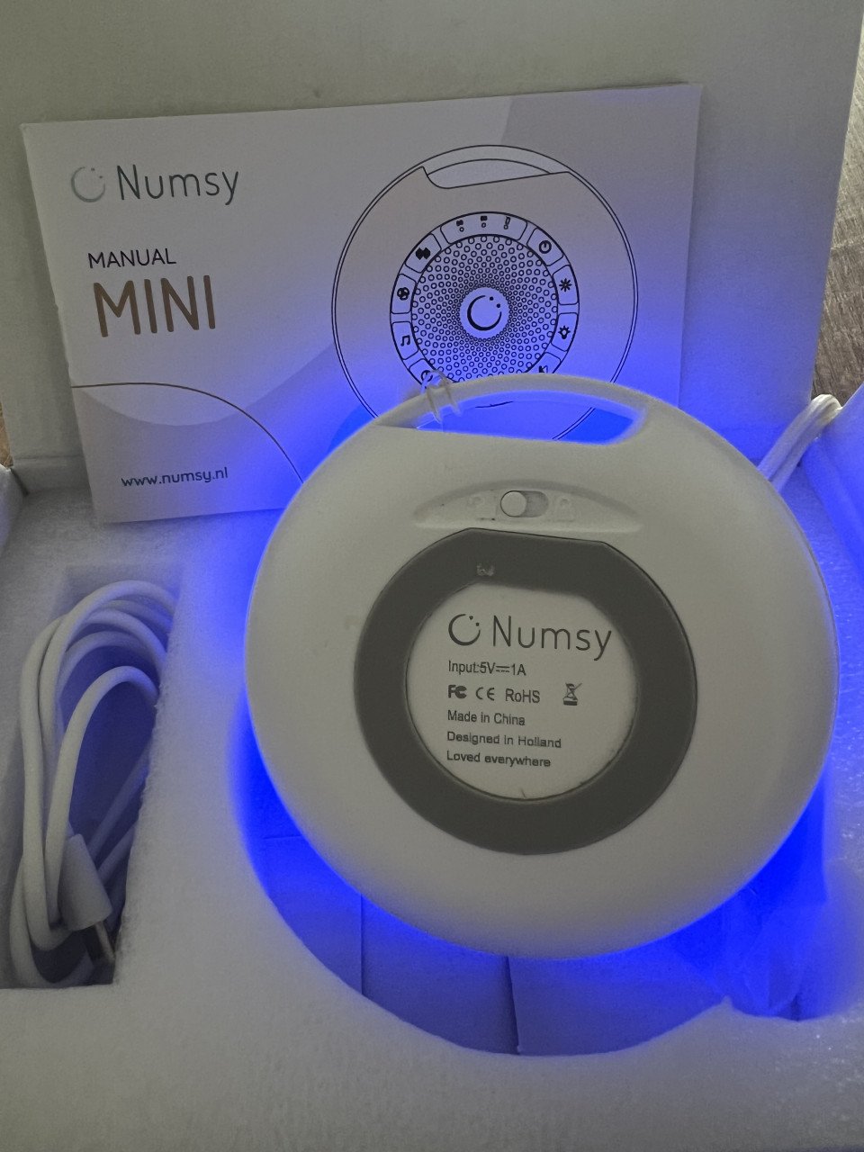 Numsy Mini White Noise Machine Baby