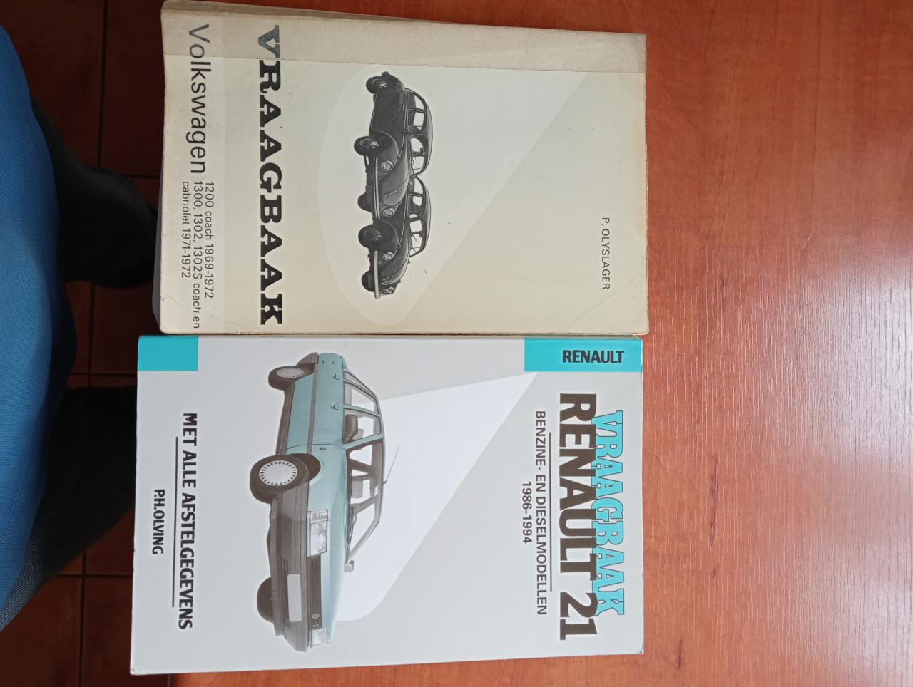 Vraagbaak onderhouds boekjes oldtimers