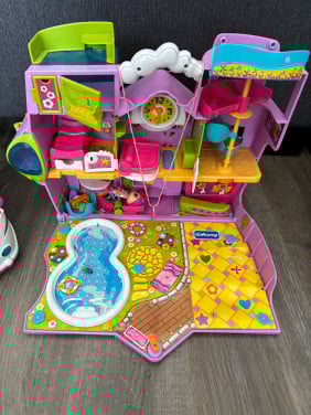 Pinypon hotel, huis, camper en poppetjes