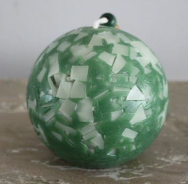 Nieuwe kaars groen tinten nr2