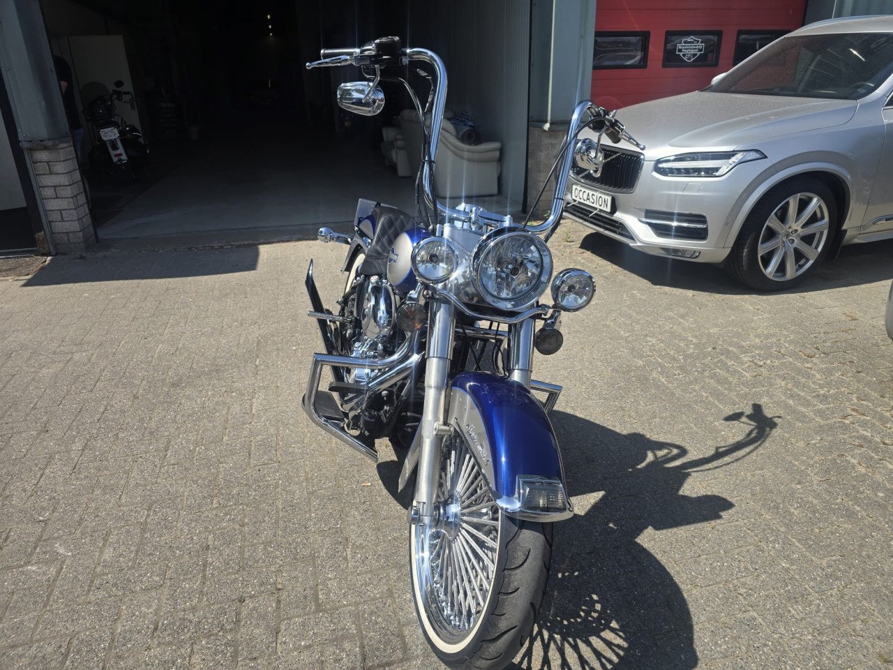 Harley Davidson Heritage Softail Mexican style.