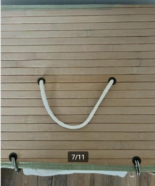 Wasmand met 2 vakken