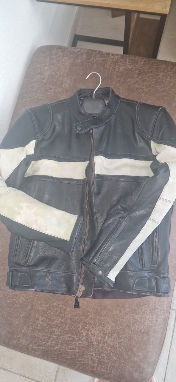 Lederen motorjas Dames