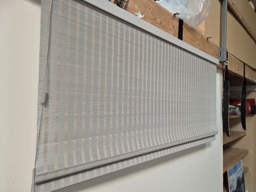 Copa criss cross geweven hout rolgordijnen