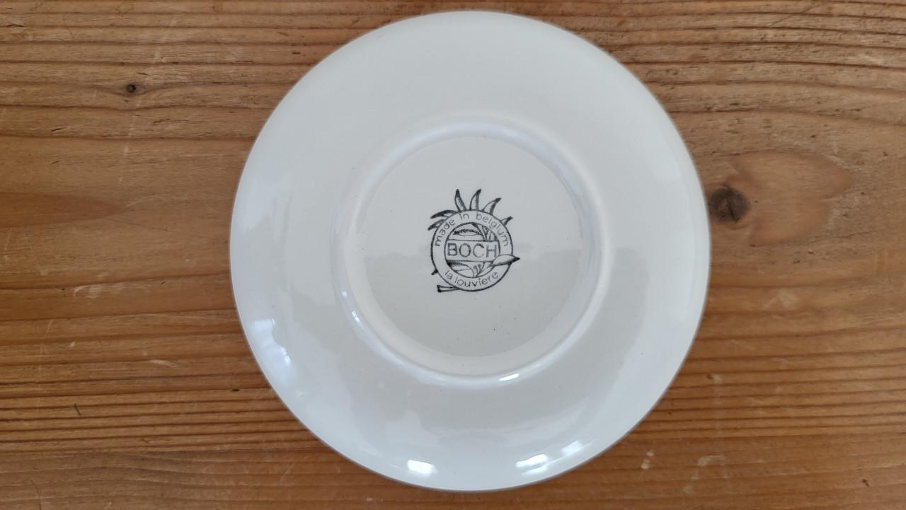 "Boerenbont (Boch Belgium) petit four bordje 11 cm