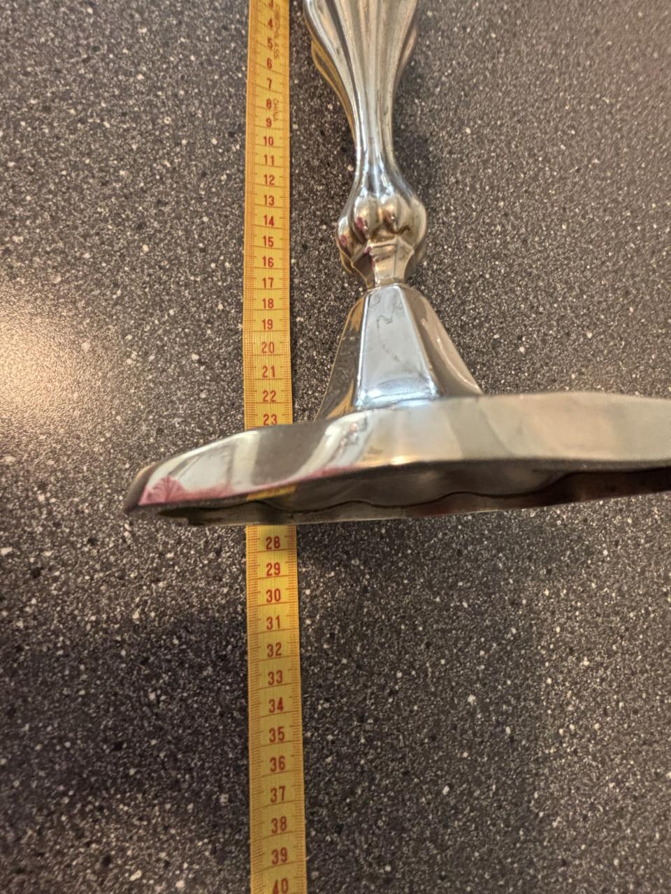 MOOIE BAROKKE KANDELAAR VAN BERNDORF ALPACCA