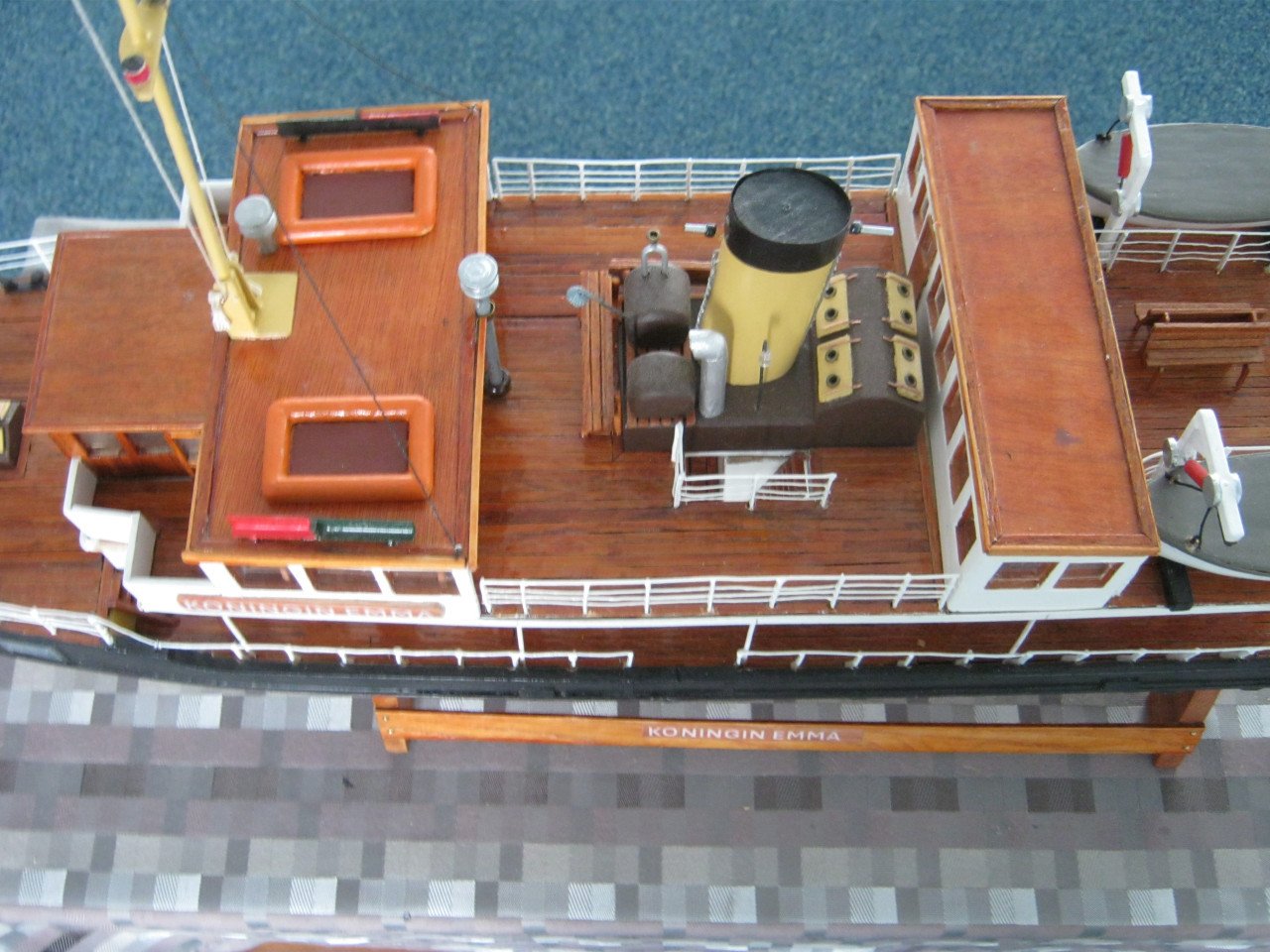 Scheepsmodel KONINGIN EMMA.