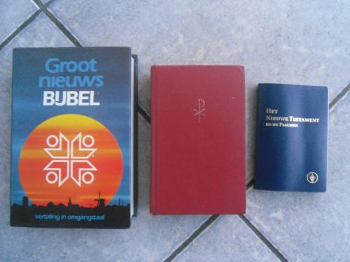 LIEDBOEK EN BIJBELS + NIEUWE TESTAMENT EN DE PSALMEN