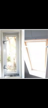 Flexibele, magnetische hor voor Velux dakraam