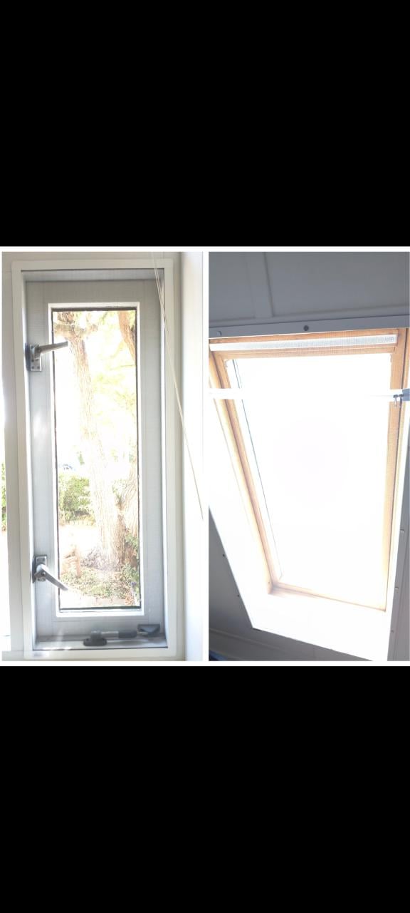 Flexibele, magnetische hor voor Velux dakraam