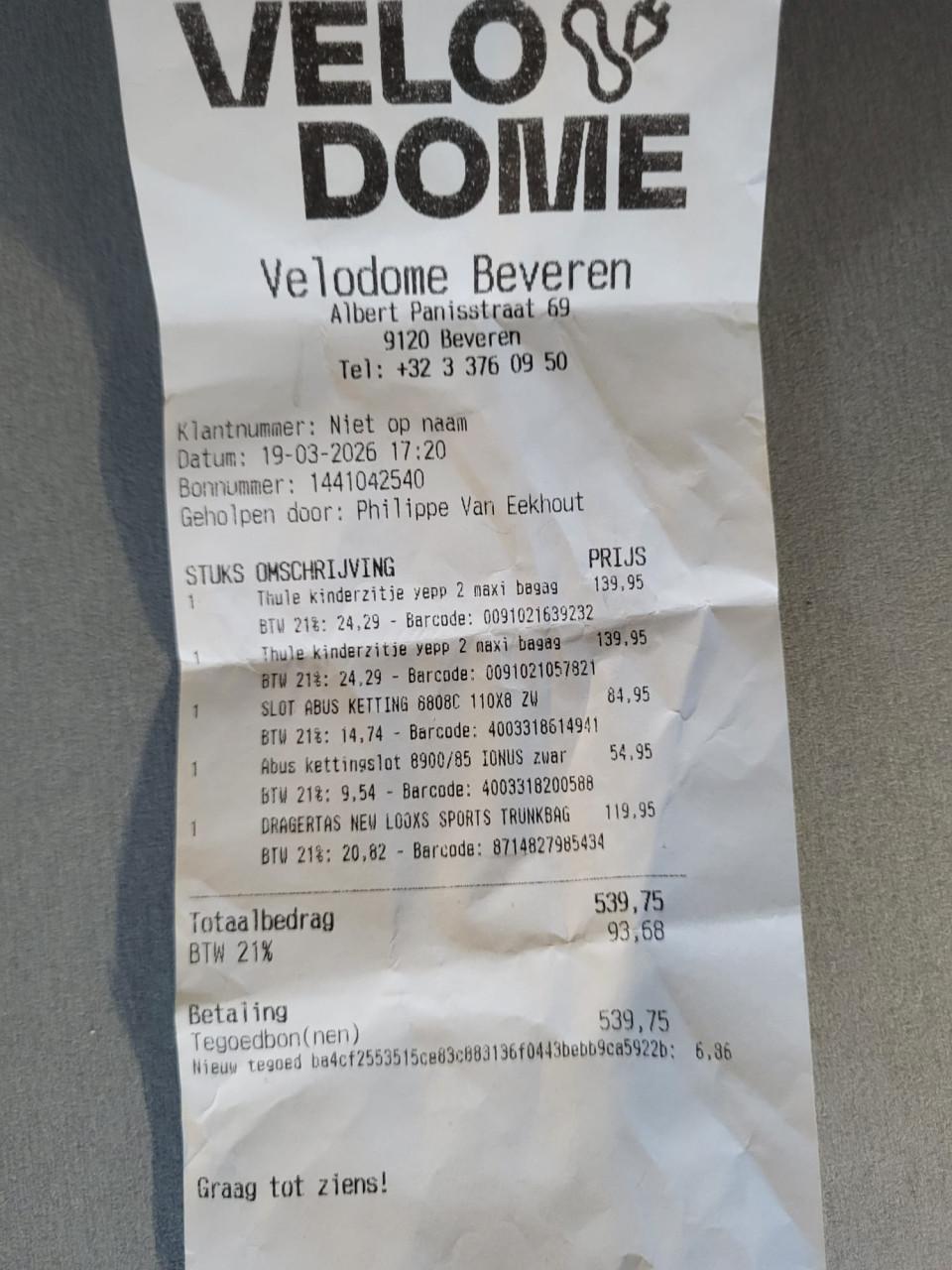 Thule Yepp maxi easyfit fietszitje achterop