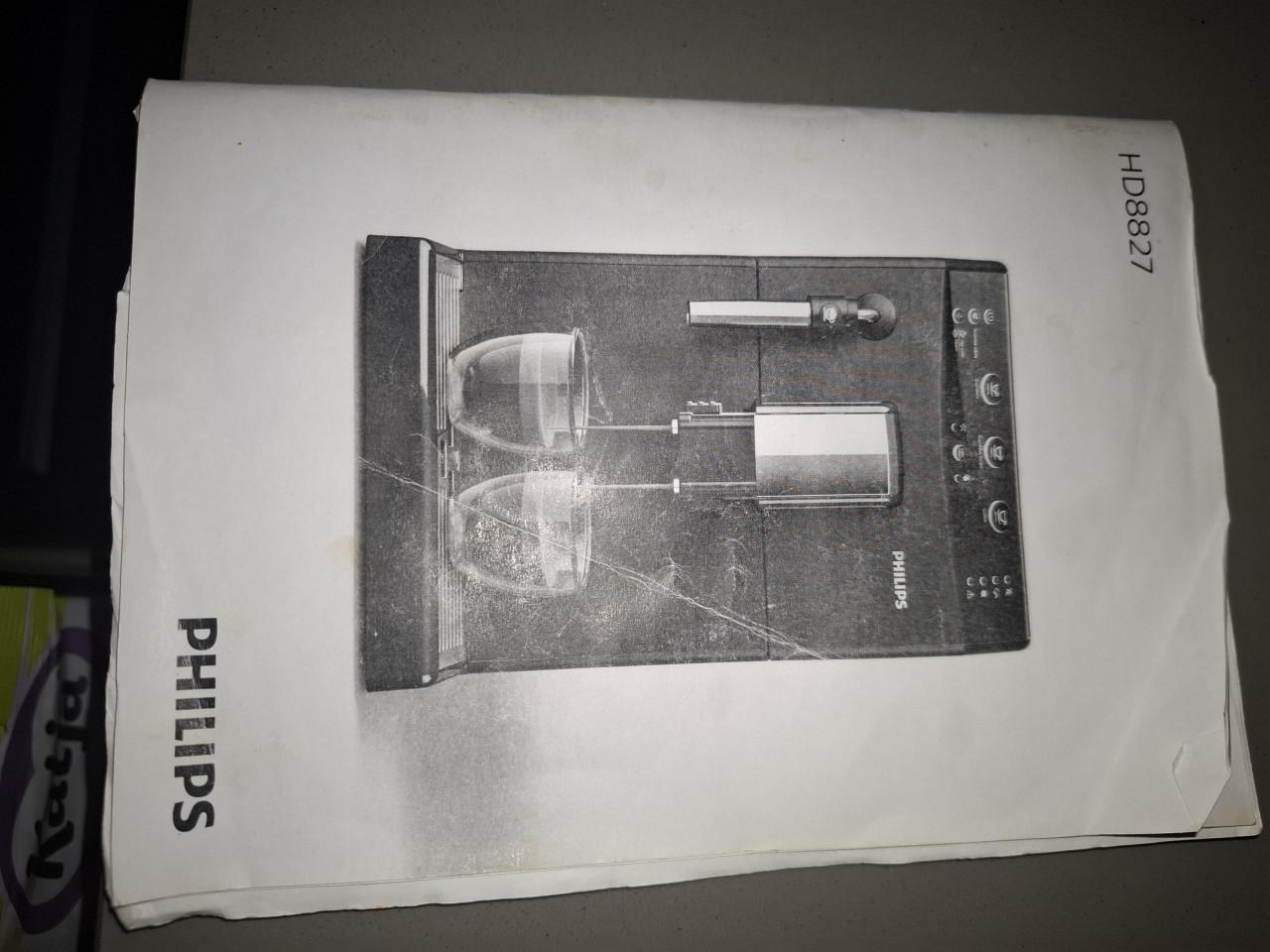 Philips koffiemachine Gereserveerd