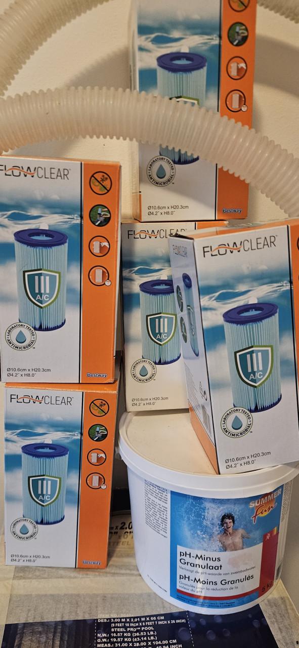 Compleet zwembad met toebehoren