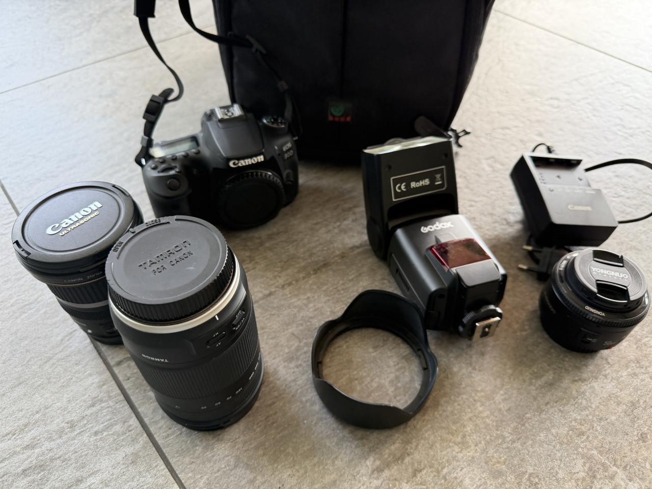 Canon EOS 90D compleet fotografiepakket, amper gebruikt