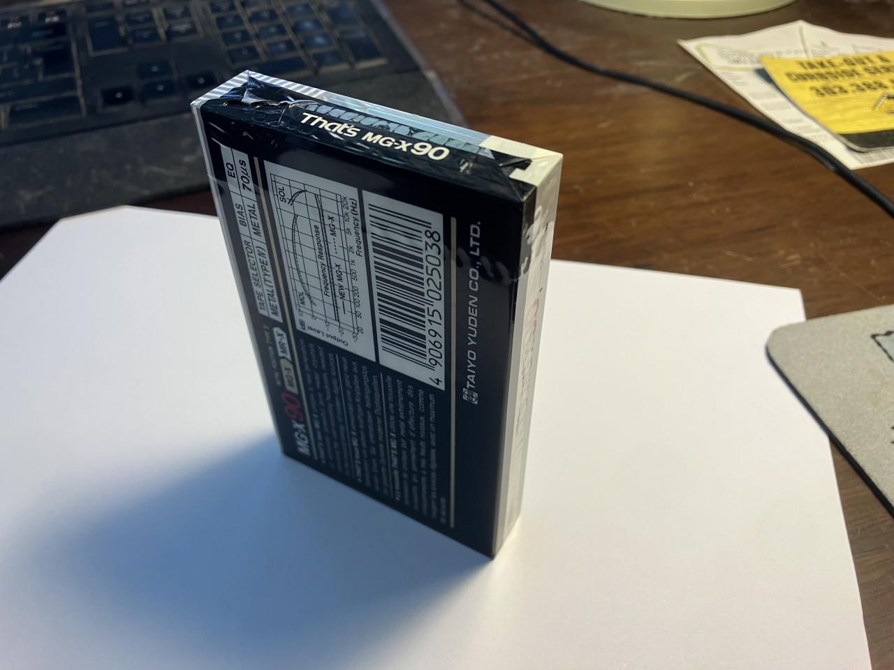 4x muziekcassettes gesealed Sony Metal-XR90 That's MG-X90 e.a.