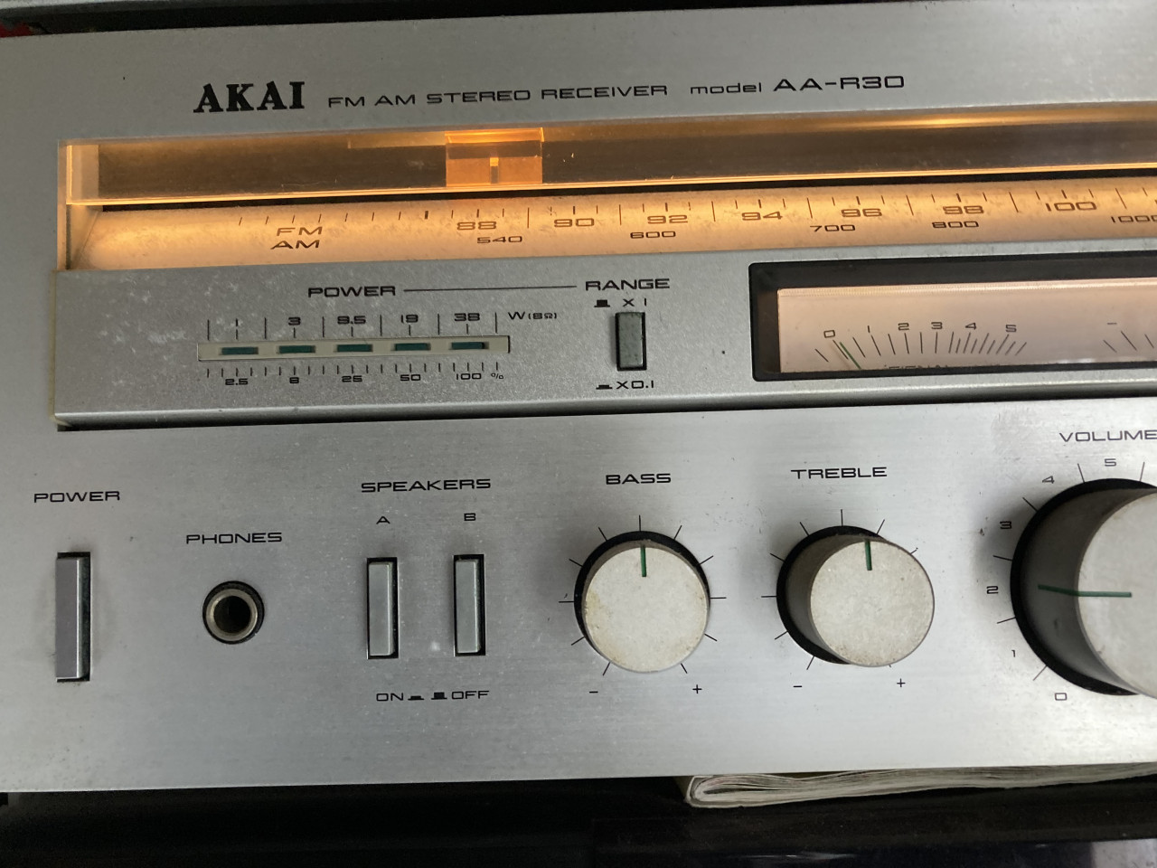 Akai receiver en cassettedeck & Pioneer  cd speler 5 cd wisselaar