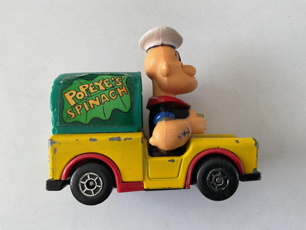 Matchbox Character series.     Popey en Mickey Mouse.   Donald Duck in boot