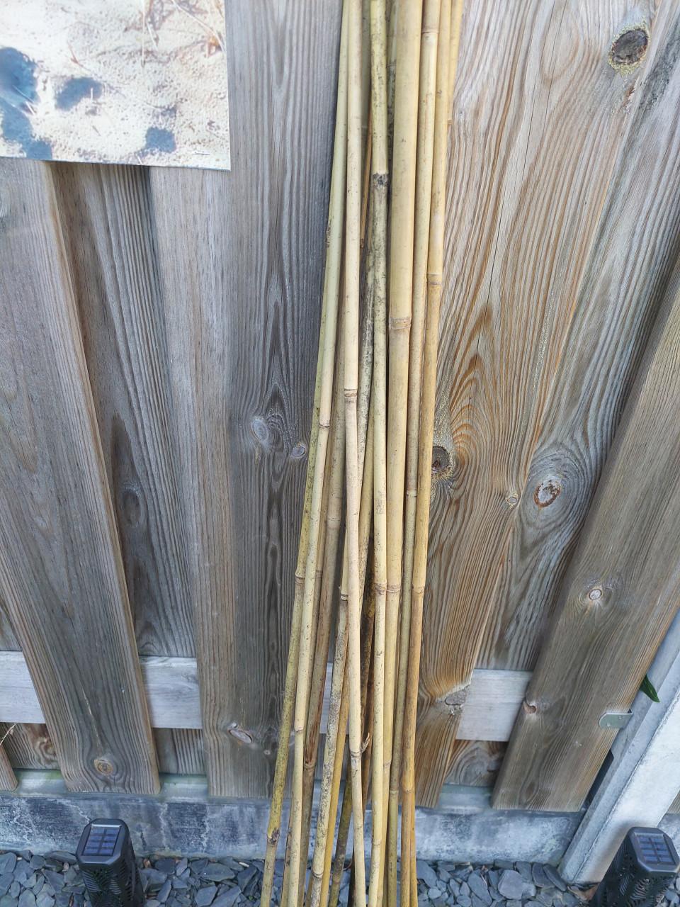 17 bamboestokken voor de tuin
