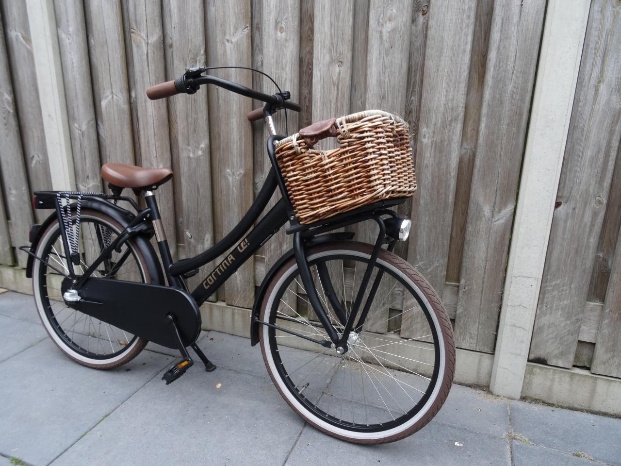 🚲 Cortina U4 Transportfiets – 24 inch – 3 versnellingen – nieuw model 🖤