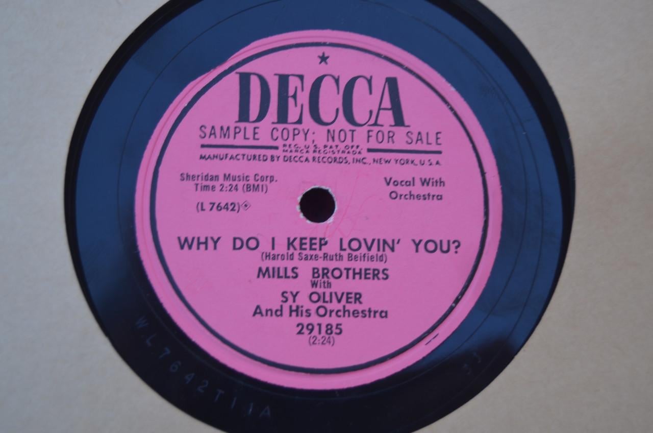 WIBW - The voice of Kansas radio album - Mills brothers