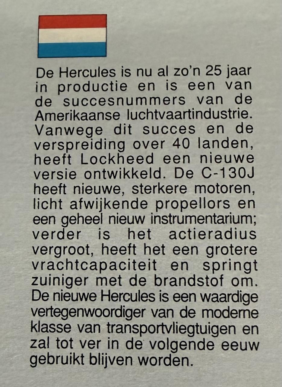 Italeri bouwdoos C-130J Hercules II vliegtuig (NIEUW)
