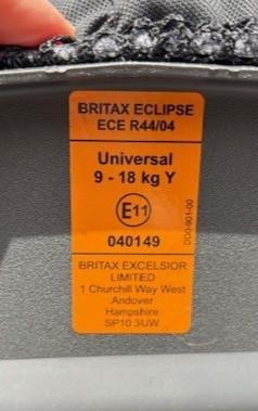 Britax Römer Eclipse autostoelen – 2 stuks – Smal model – Goede staat