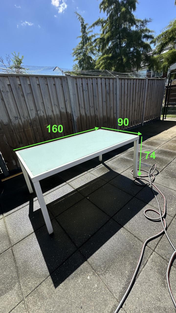 Tuintafel glas