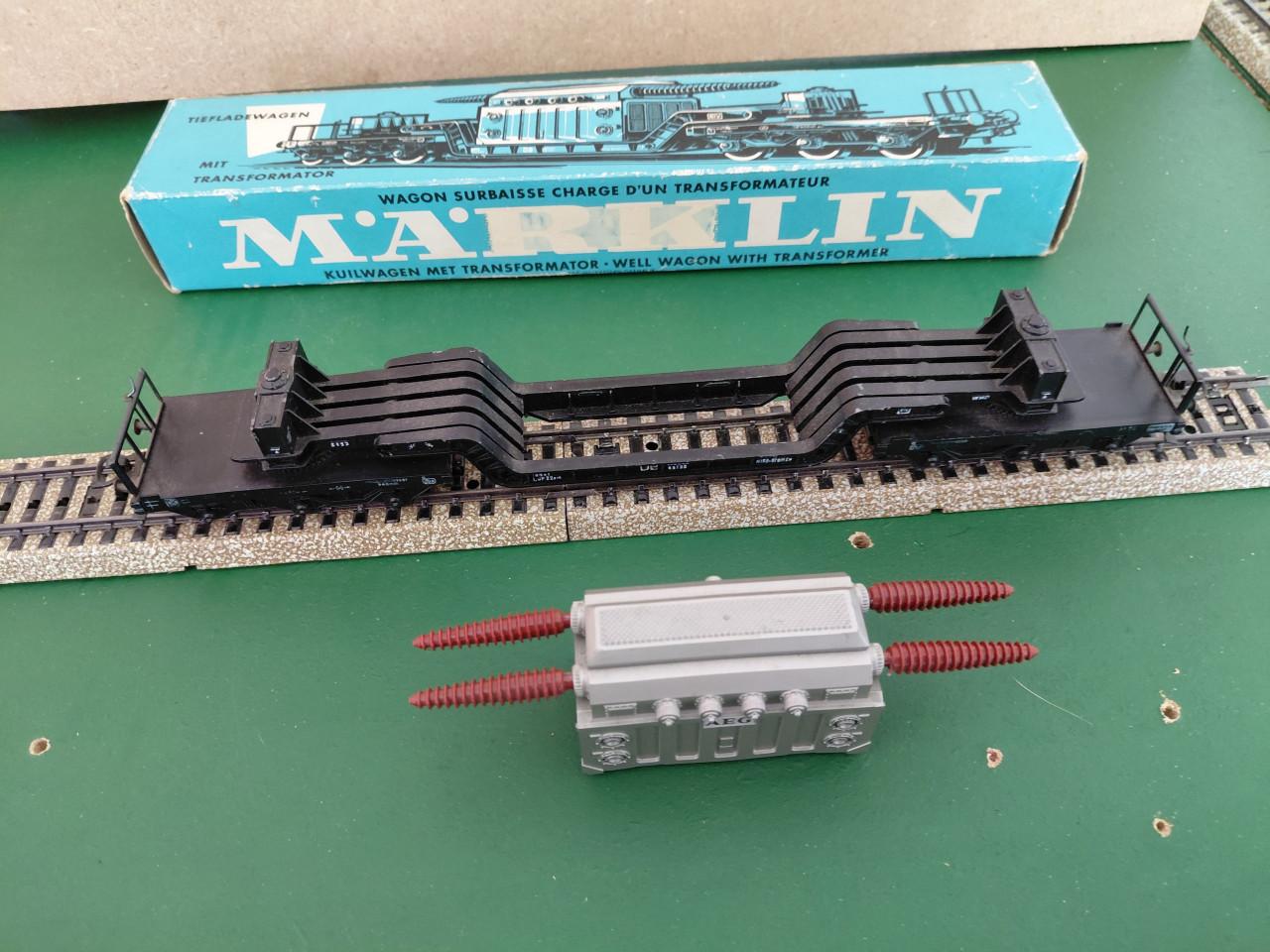 Märklin kuilwagen met trafo