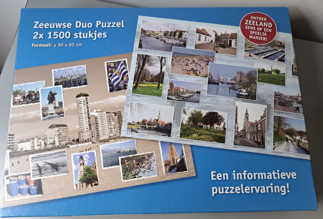 Legpuzzel van 2 x 1500 stukjes in een doos. (nummer 1C)
