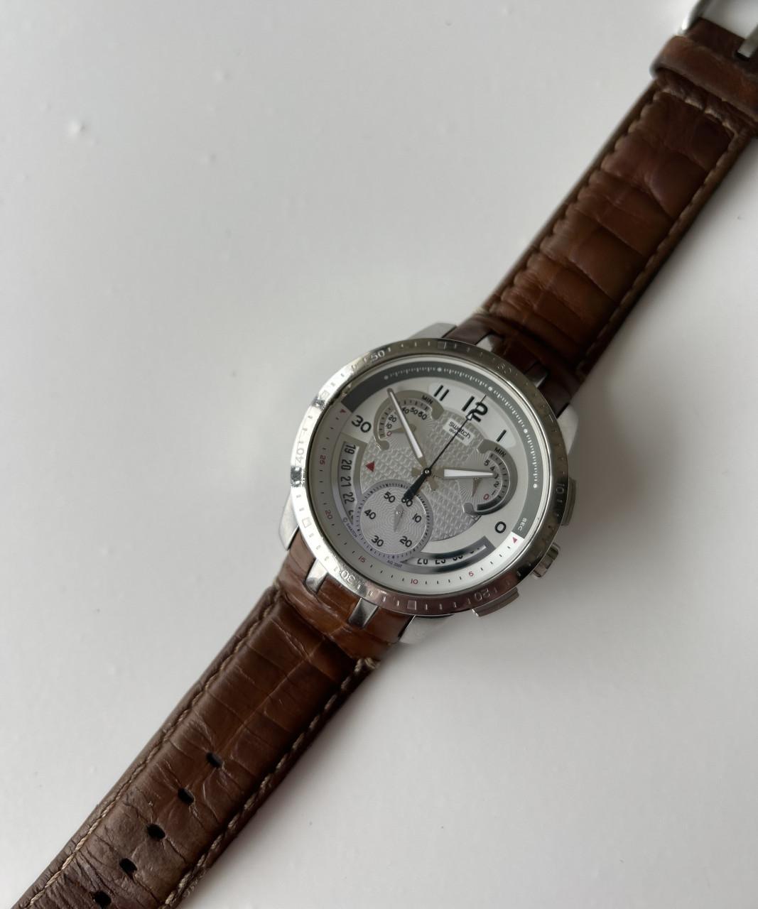 Swatch Retrograde Irony Chrono Cold Hour, type YRS403