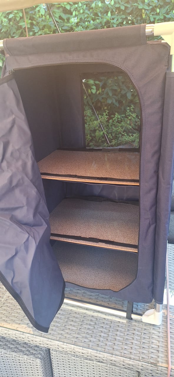 Campingkastje  kan in tasje
