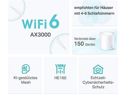 TP-LINK Deco X50 (3-pack) Access point / router mesh wifi set