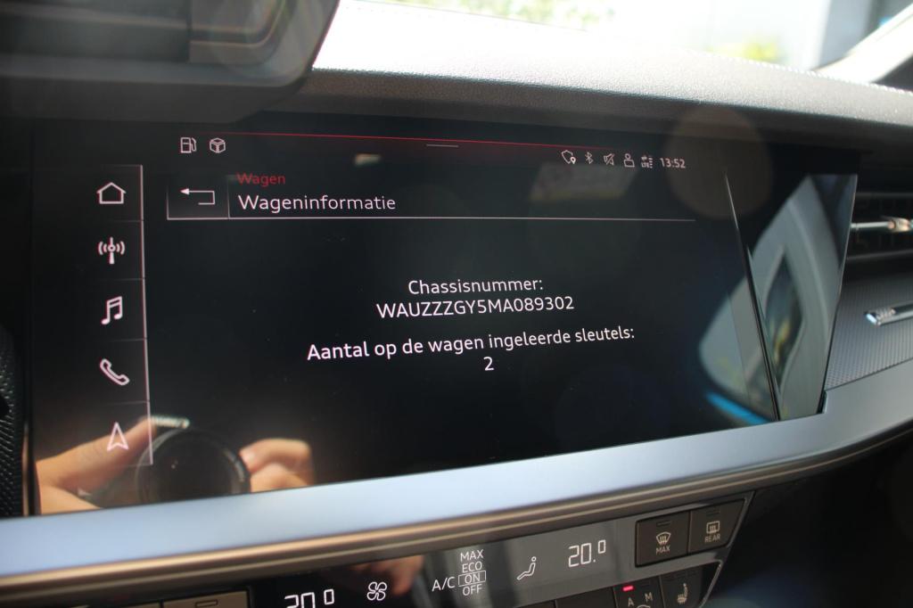 Audi A3 sportback 45 tfsi e s-line - matrix - turbo blauw - dab - virtual c