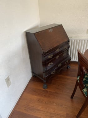 Secretaire-bureau mahonie