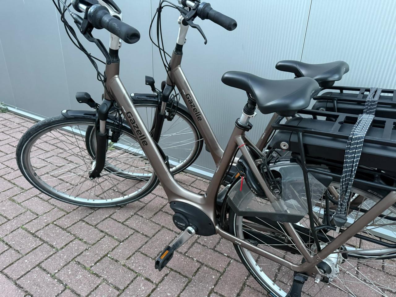 Set Gazelle Orange C7+ HMB Bosch elektrische fietsen 400Wh