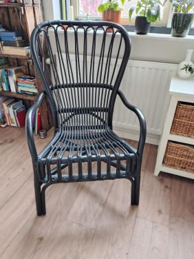 Storsele rotan stoel Ikea