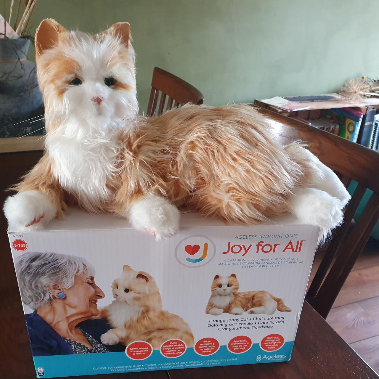 Interactieve robot kat van joy for all (voor dementie of kinderen)