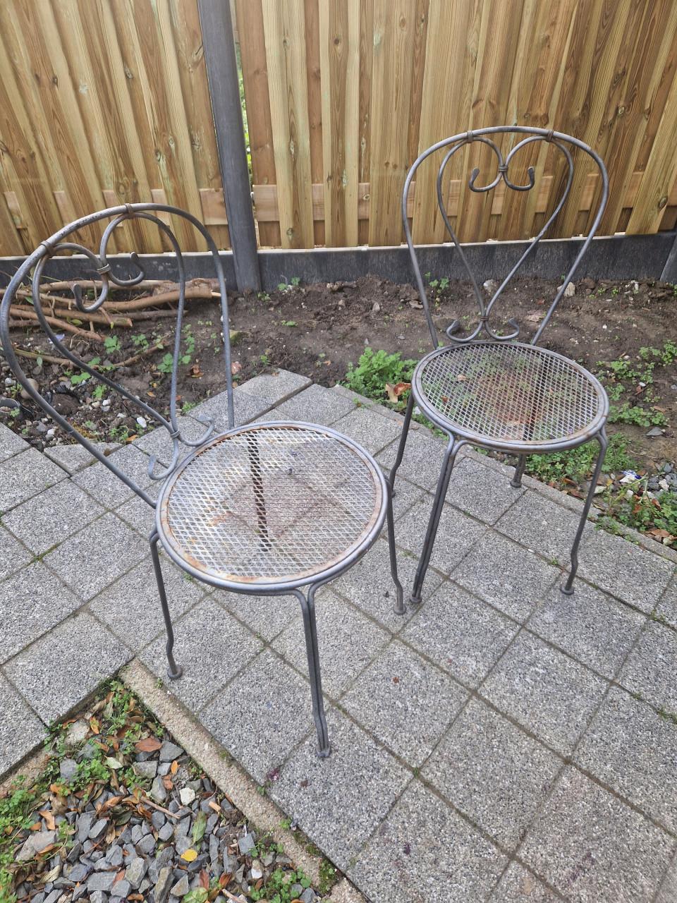 Tuin setje staal